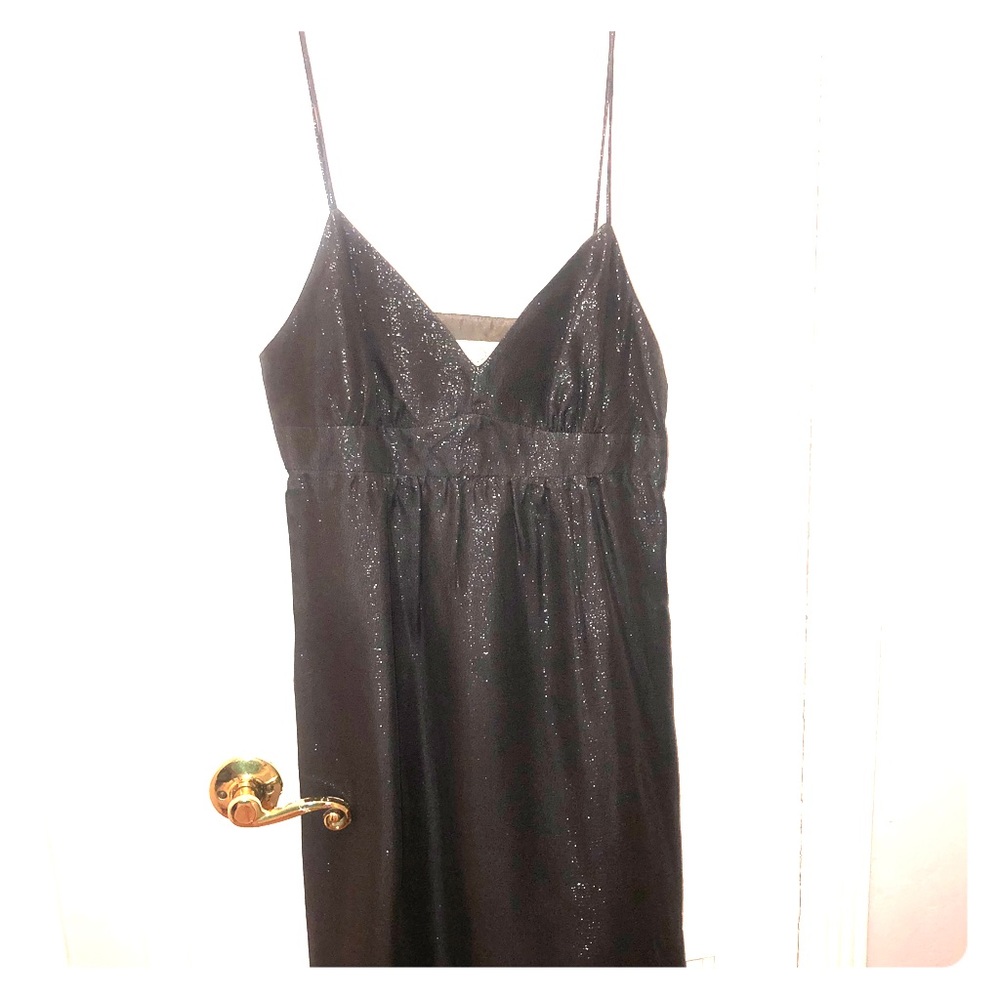 Rory Becca charcoal grey with slight glitter dress